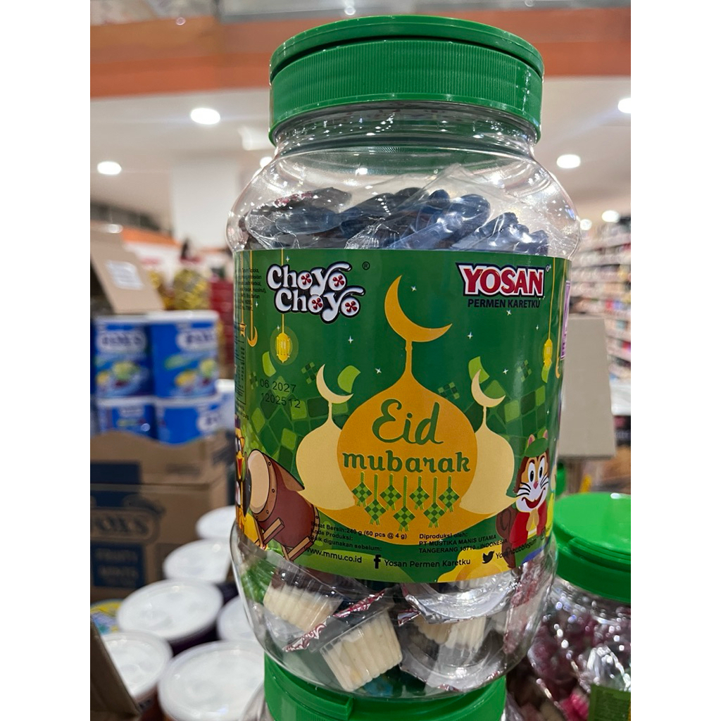(YOSAN TOPLES) Coklat Choyo Yosan 240g 1dus isi 6toples