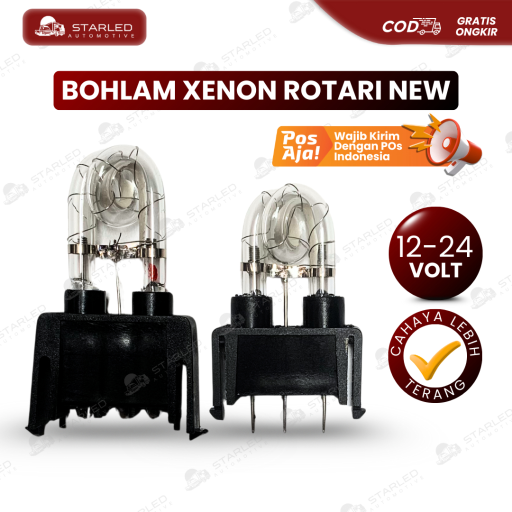 Bohlam Rotari Lampu Rotari Bola Lampu Rotary Flash Tube Blitz