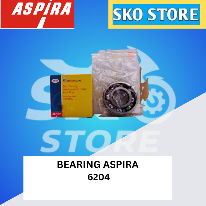 Bearing 6204 Aspira 11-6204/Laher 6204 Original Murah