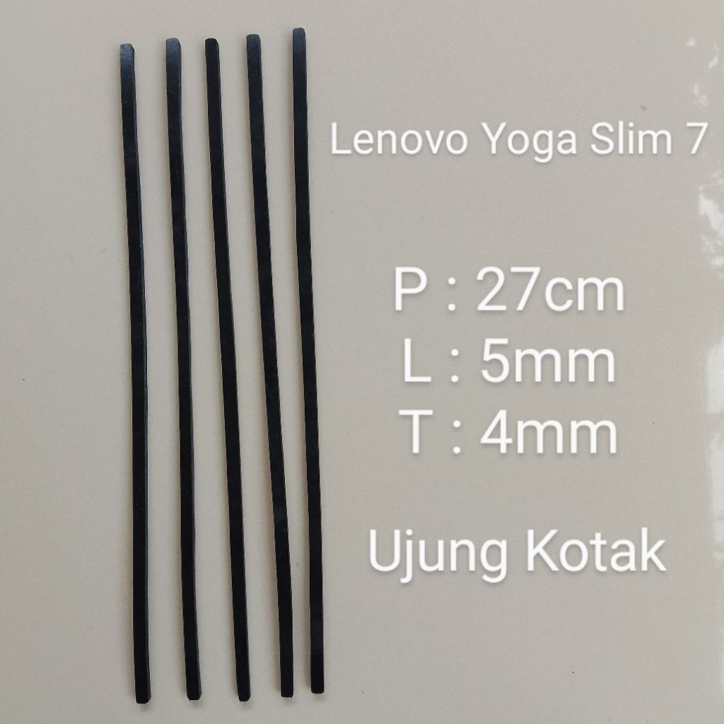DIY UNIVERSAL Karet Kaki Laptop Lenovo Yoga Slim 7 | Rubber Feet Anti Slip | Dudukan Bawah | Harga S