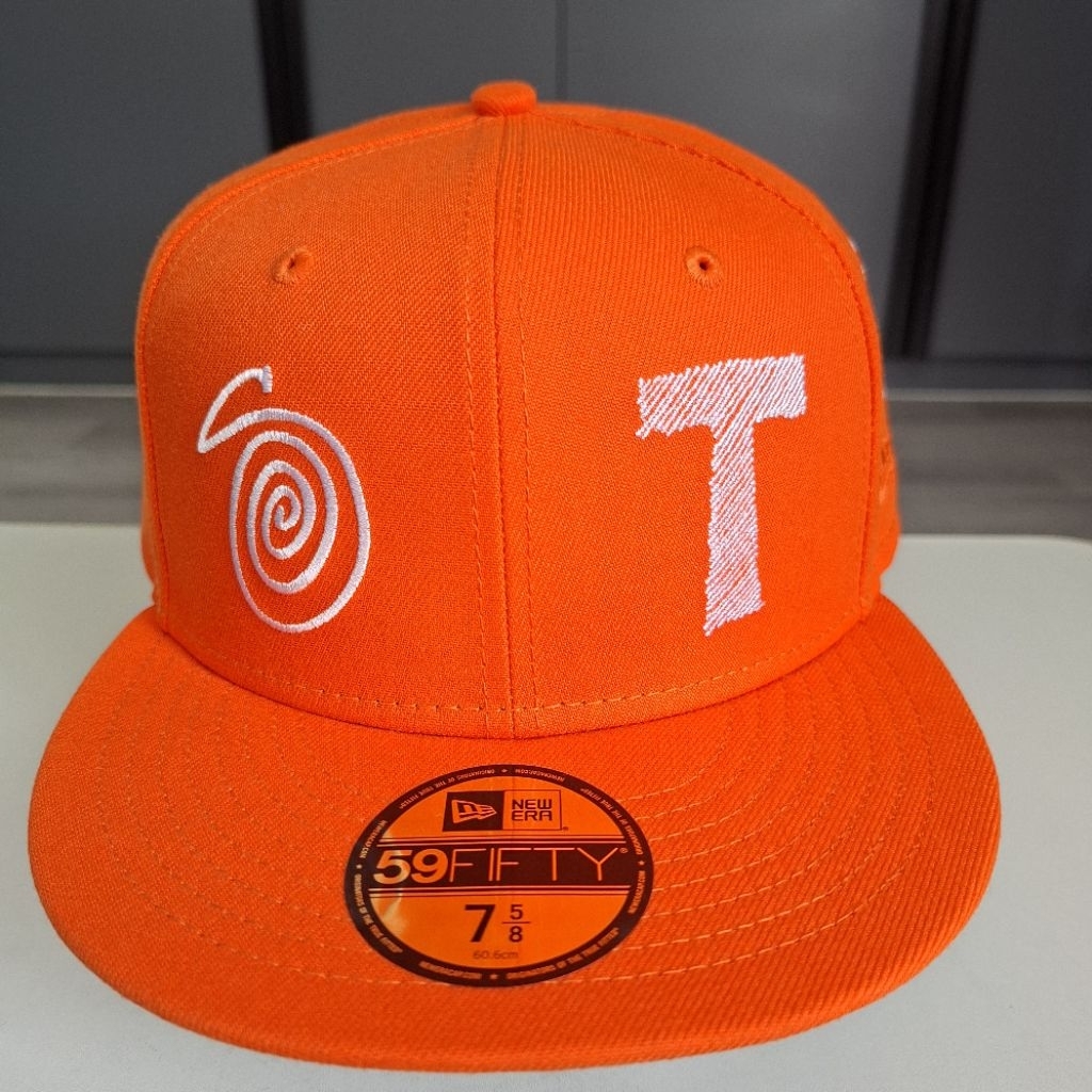 Stussy Orange x New Era 59FIFTY 7 5/8