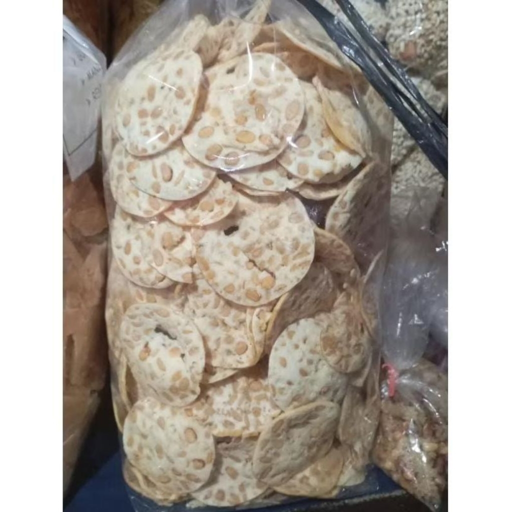 KERIPIK TEMPE SAGU 1KG / KERIPIK TEMPE KRIUK / KERIPIK TEMPE