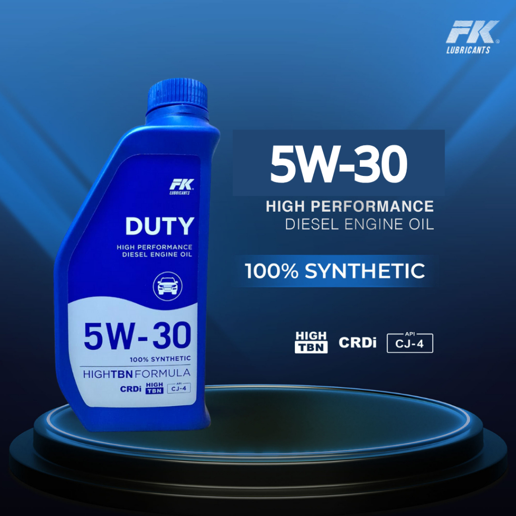 FK Lube Oli, DUTY 5W-30, API CJ-4, 1 Liter, Oli mobil diesel