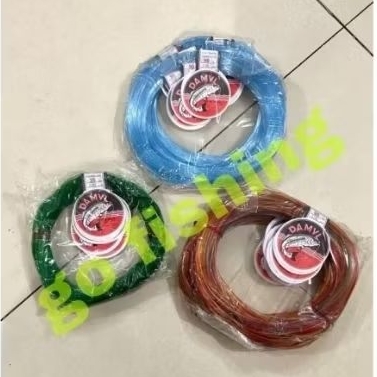 Senar Damyl / Damil warna MAMBO - ukuran lengkap 2 LBS - 40 LBS