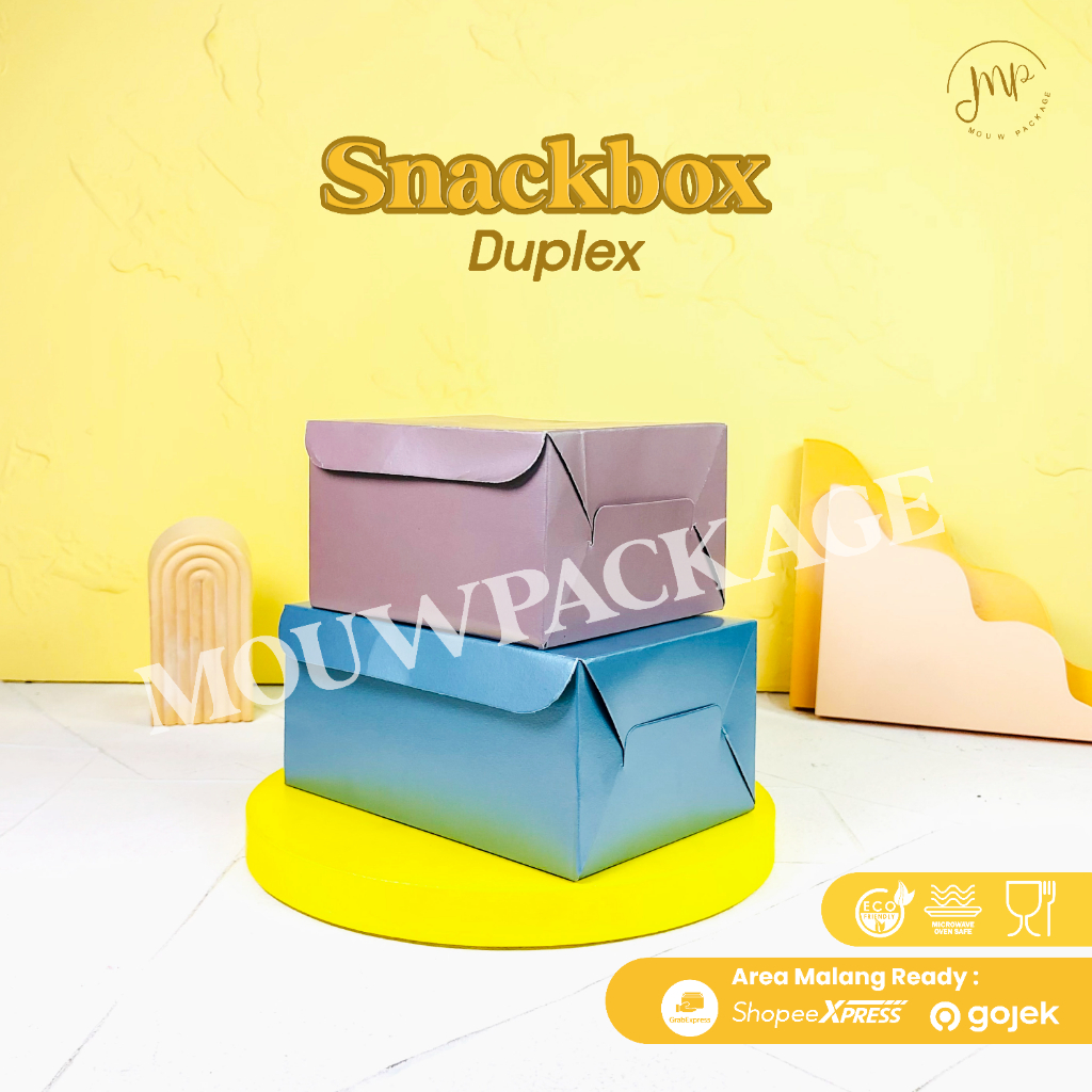 KOTAK DUS SNACK BOX / BOX KUE UK. 12X10X7