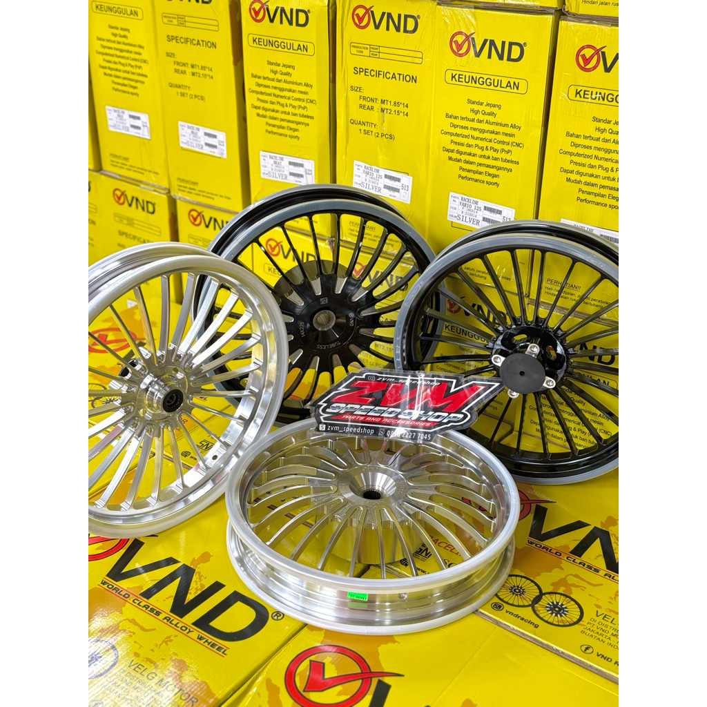 Velg Vnd Raceline Beat Scoopy Genio Vario 110 Vario 125/150/160cbs Stylo 160cbs