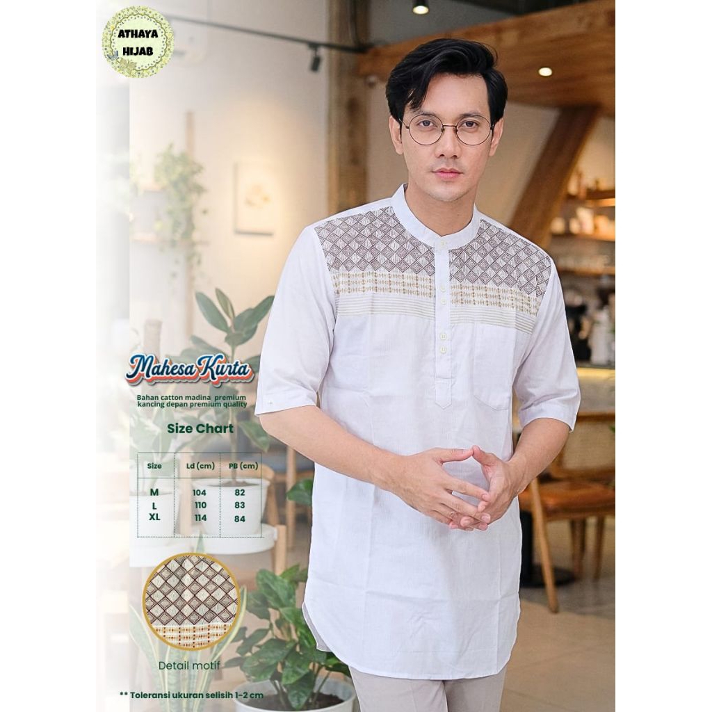 MAHESA KEMKO KURTA KEMEJA KOKO PRIA BY RDK
