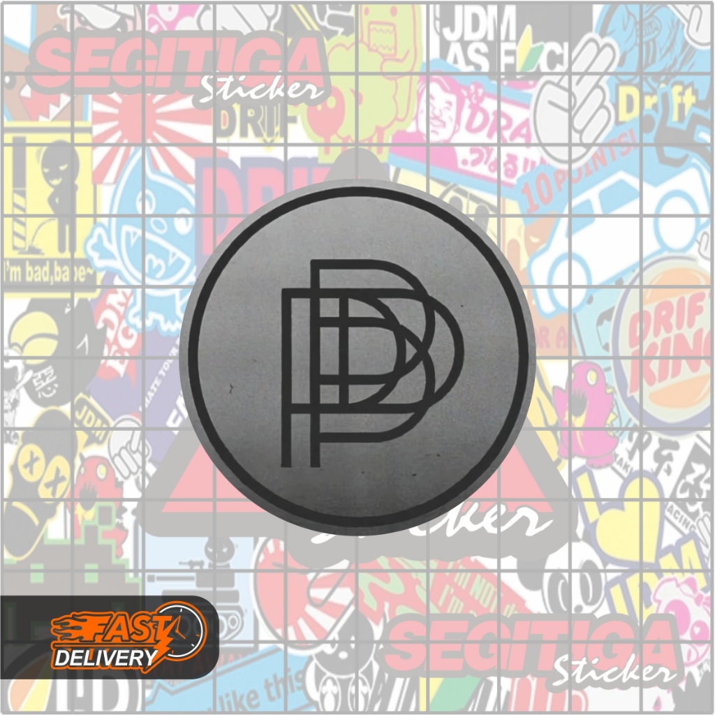 Sticker Band Perunggu Ukuran 5 x 5 Cm