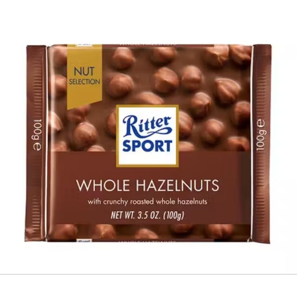 Coklat Ritter sport Rasa Whole Hazelnut
