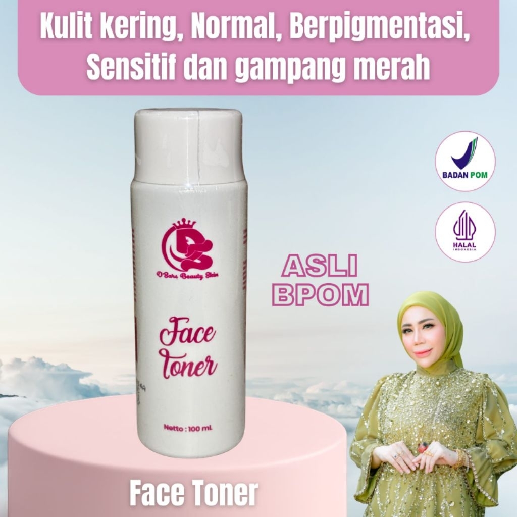D'sars TONER wajah d'sars beauty skin