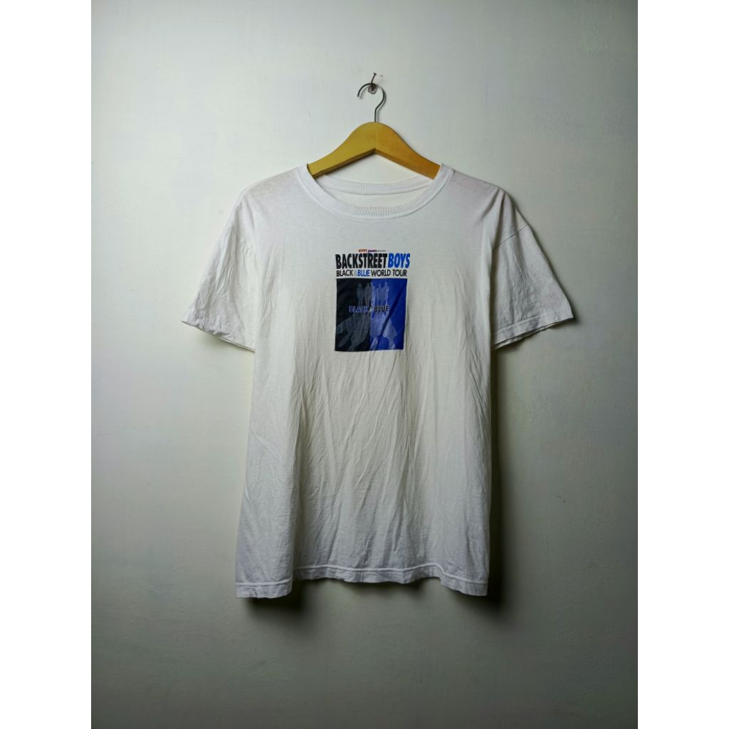 Vintage Backstreet boys tshirt black & blue world Tour