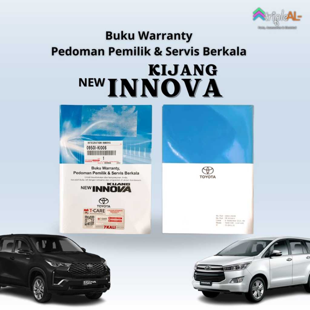 Buku Manual Pedoman Pemilik Integration Book Innova Original Toyota