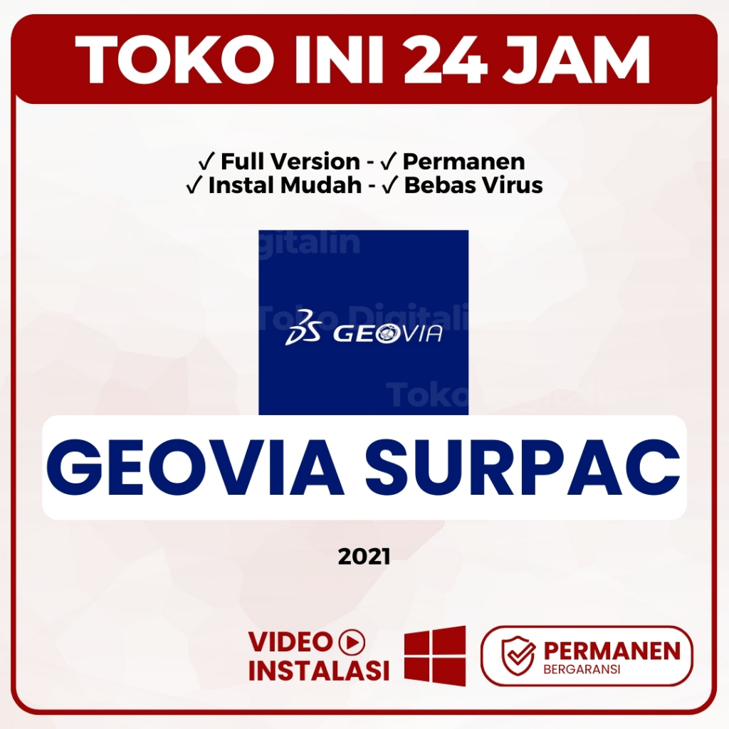 Geovia Surpac Version GARANSI for Windows | Versi 2021