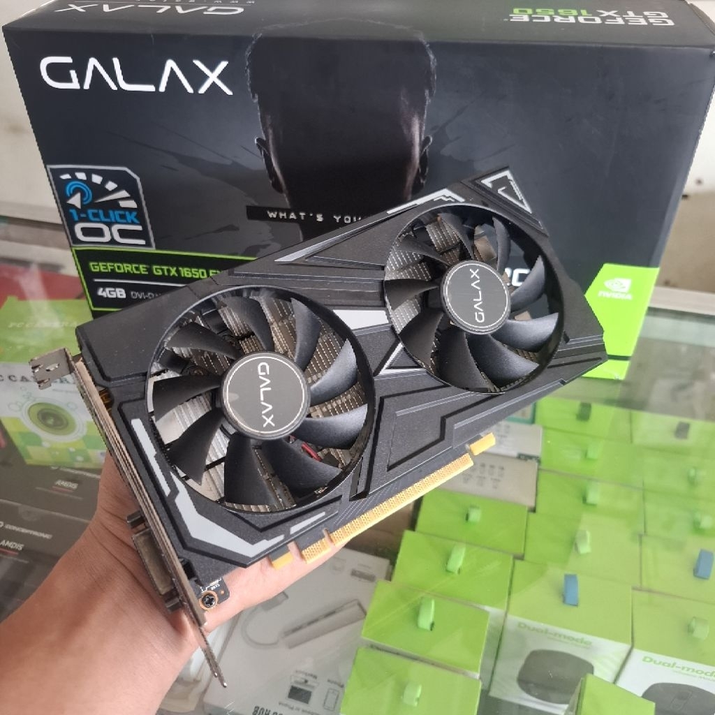 VGA GALAX NVIDIA GEFORCE GTX 1650 4GB GDDR6 128BIT Like New