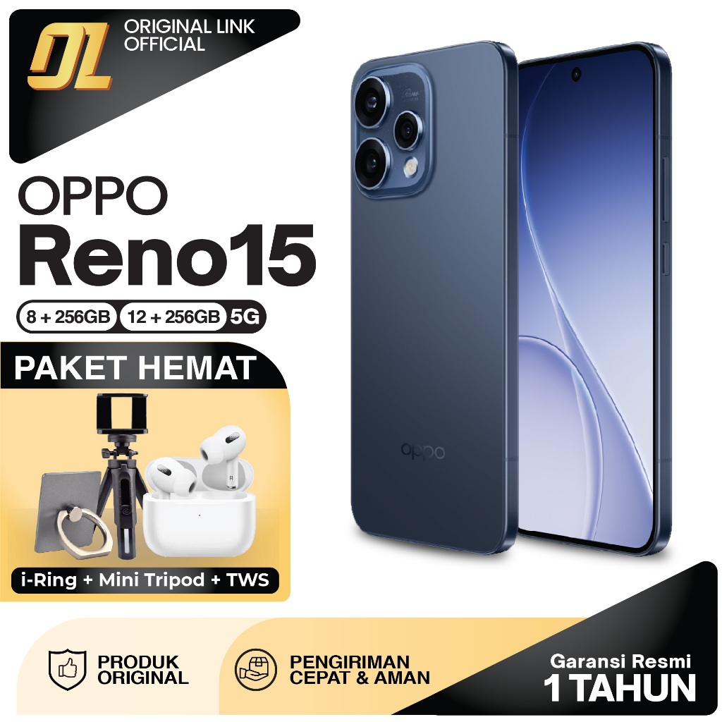 OPPO Reno 15 5G 8/256 12/256 GB RAM 8GB 12GB ROM 256GB Reno15 Original Smartphone