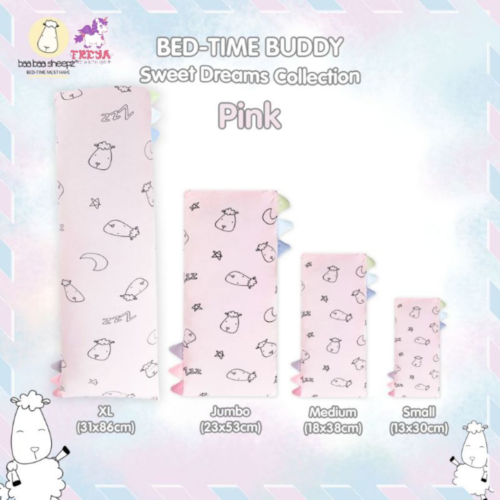 Baabaasheepz - Bedtime Buddy Sweet Dream | Bantal & Guling