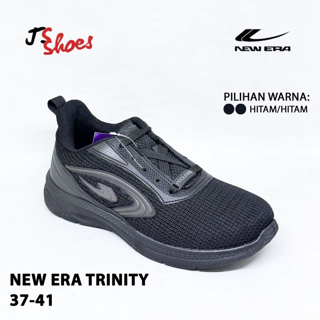 NEW ERA TRINITY - SEPATU SEKOLAH TALI ANAK DEWASA MERK NEW ERA ORIGINAL