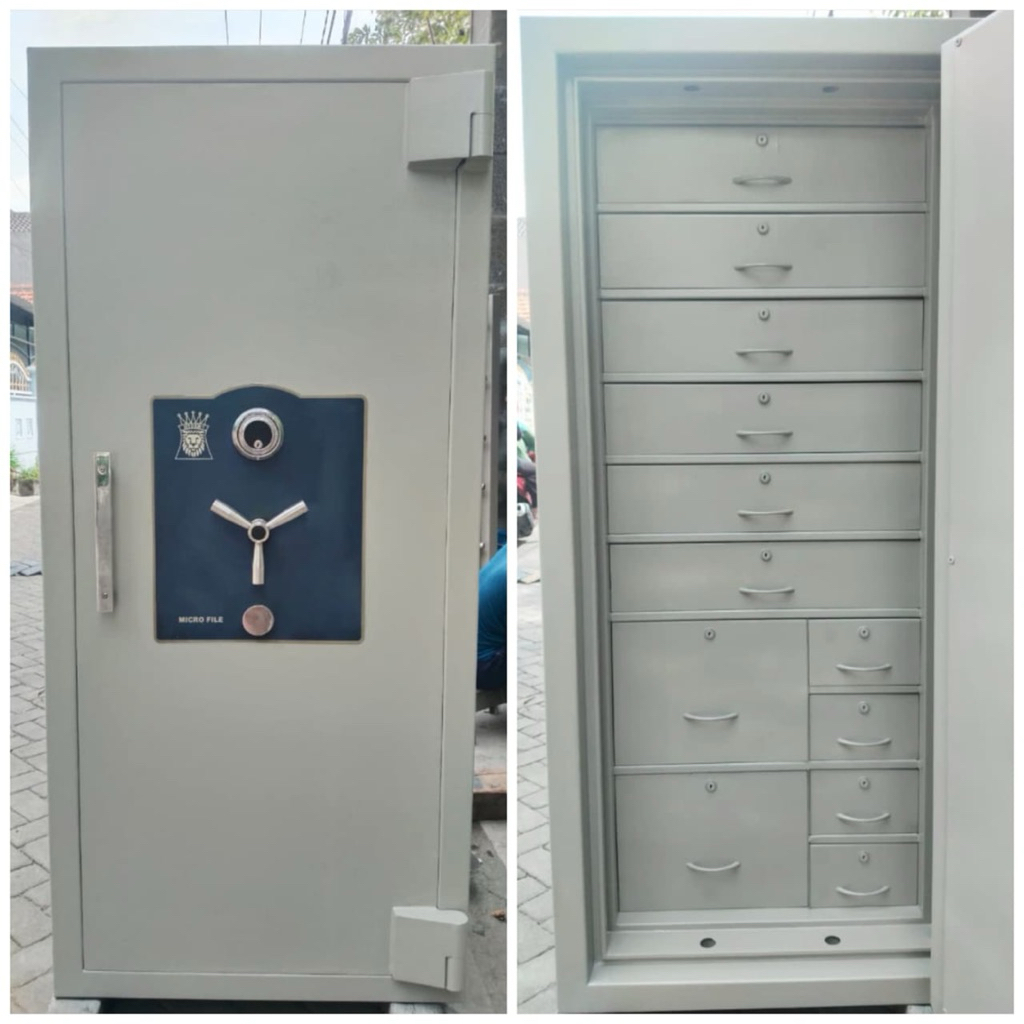 Brankas BPKB Hyder 12 Laci Bekas Brangkas Koperasi Tahan Api Safety Box