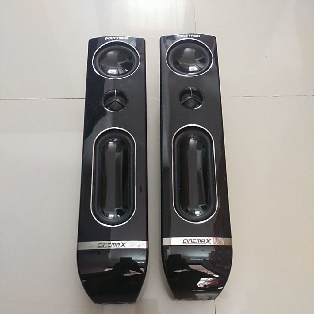 Speaker Polytron satu set Ex bekas TV Polytron original
