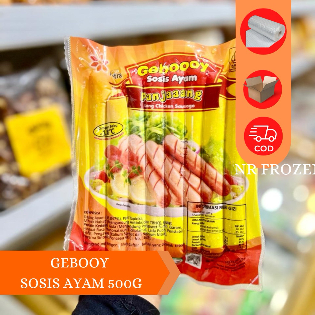 GEBOOOY SOSIS AYAM 500G