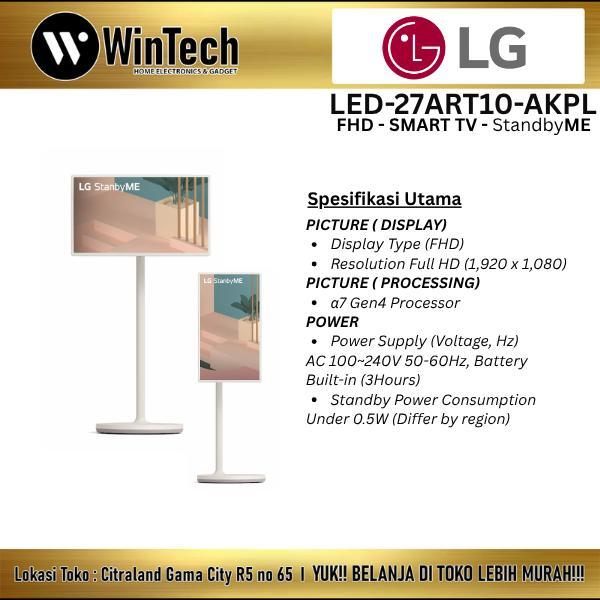 LG 27 inch Stand By Me Lifestyle TV Smart Touchscreen Full Hd 27ART10AKPL