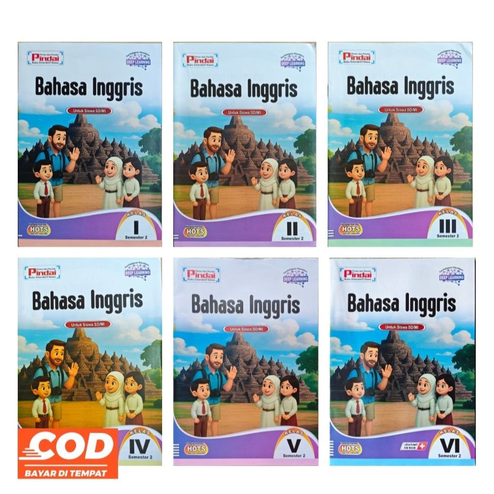 Lks Pindai Bahasa Inggris Kelas 1-6 Semester 2 Murah