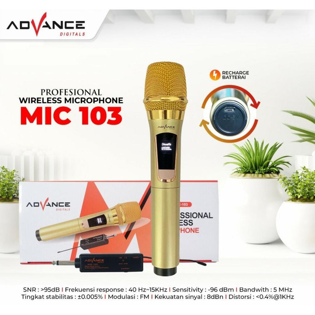 MIC WIRELESS ADVANCE MIC-103