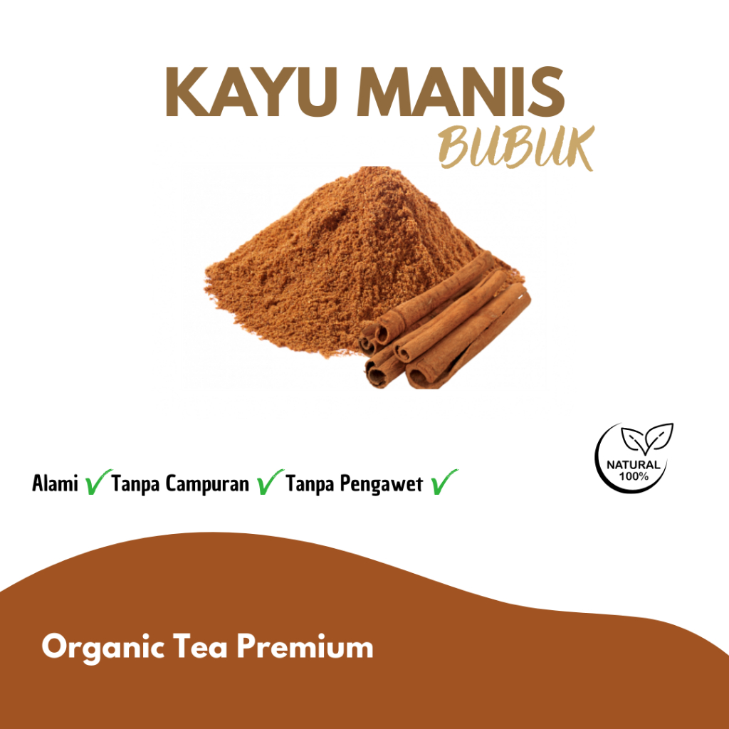 Kayu Manis Bubuk - Bubuk Kayu Manis Original Organik