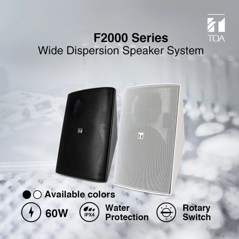 Speaker TOA ZS F2000 BM WM ZS-F2000 BM WM 60 Watt ZSF2000 BM WM
