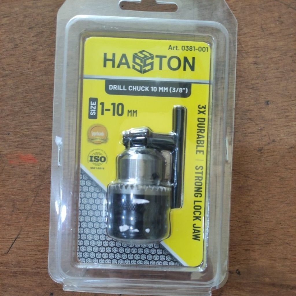 kepala bor10mm hasston (drat)/ kepala bor listrik 10mm