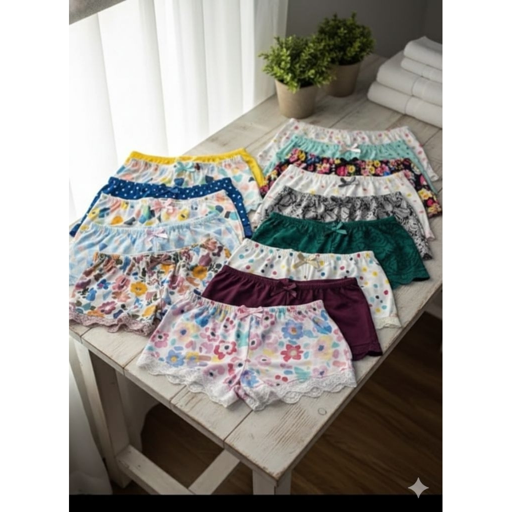 short pendek, boxer, celana dalam wanita, jumbo