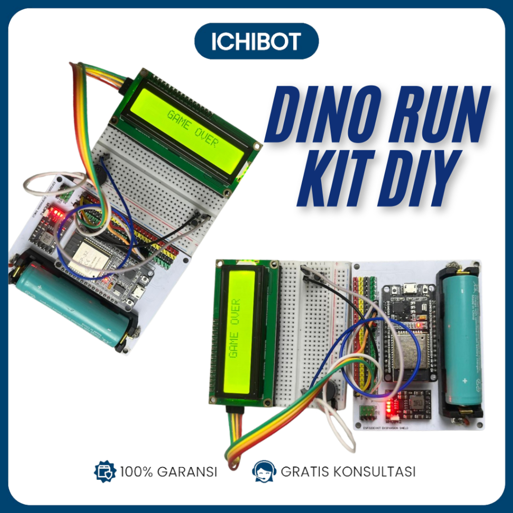 Dino Run DIY Kit project edukasi elektronika