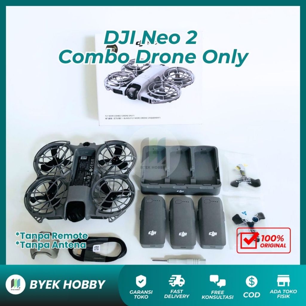 Original DJI Neo 2 Drone Second Combo Drone Only (Follow Me Camera Drone 4k High Resolution)