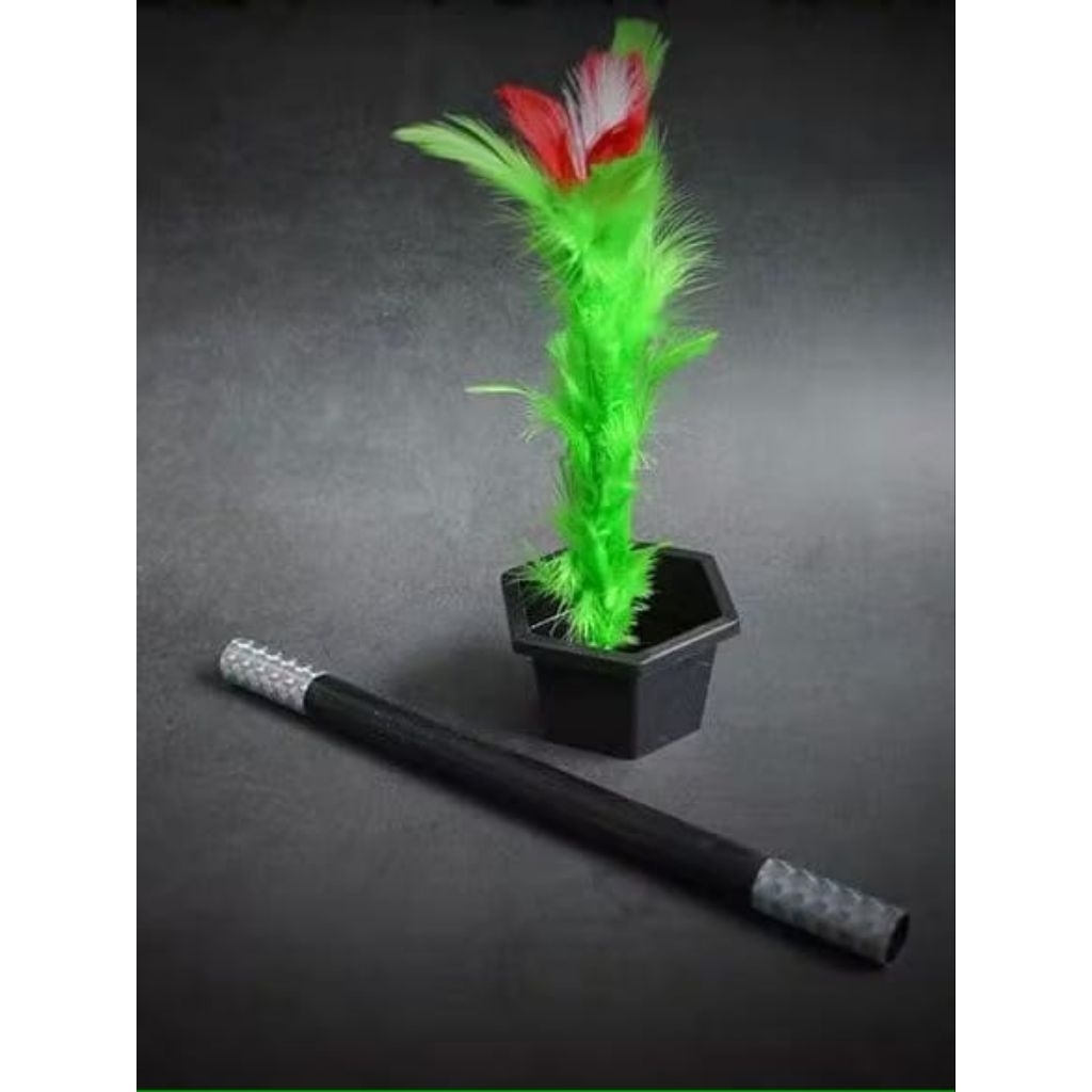 {BG} Alat Sulap Wand to Flower / Sulap memunculkan Bunga / Sulap Tongkat Bunga Pot Bunga Magic Botan