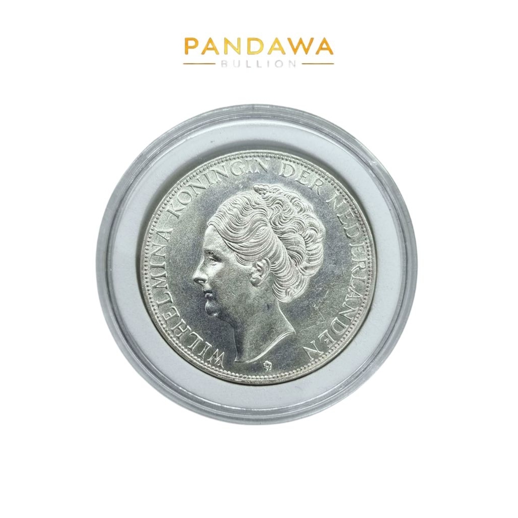 Koin Perak Numismatik 2 1/2 Gulden Original