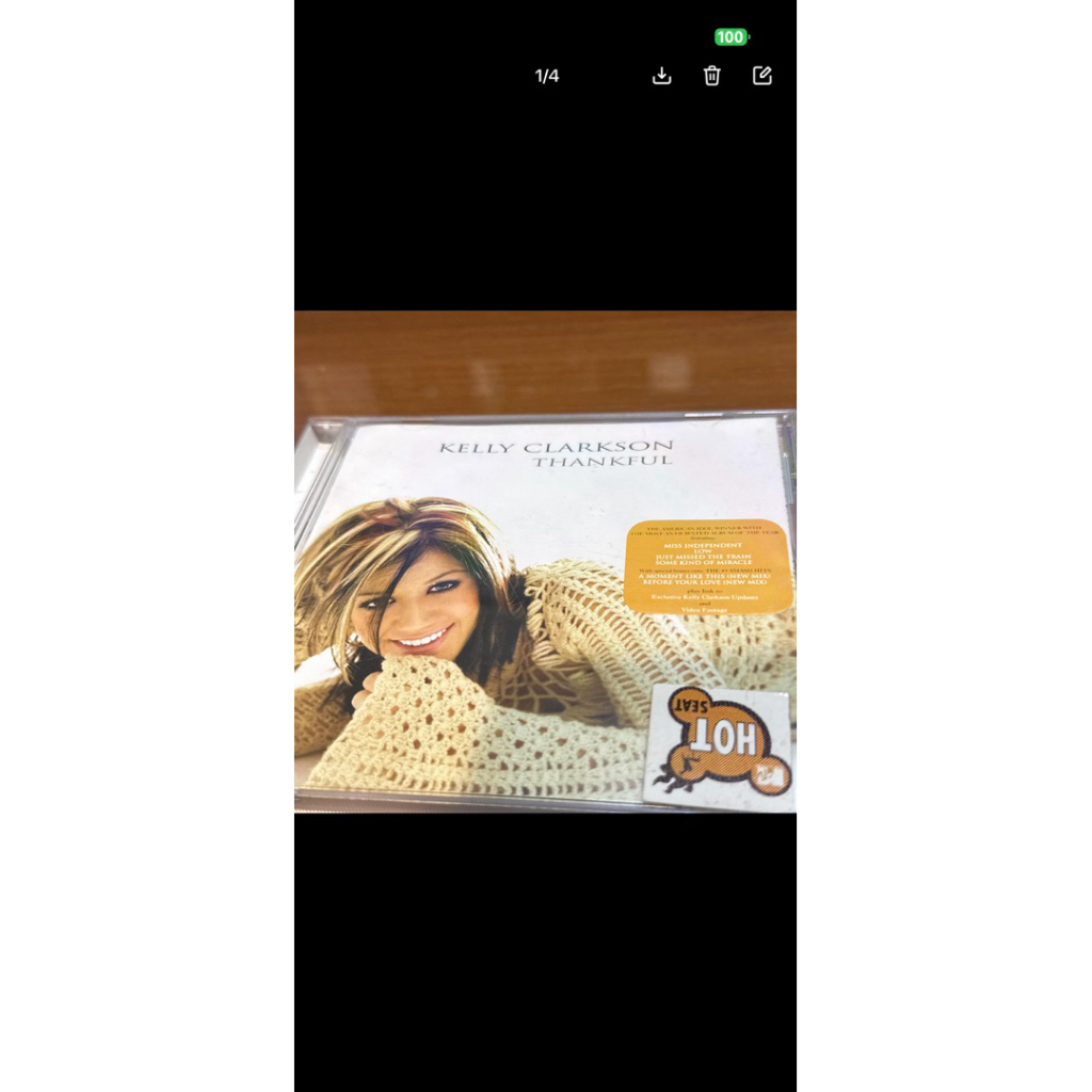 CD KELLY CLARKSON THANKFUL