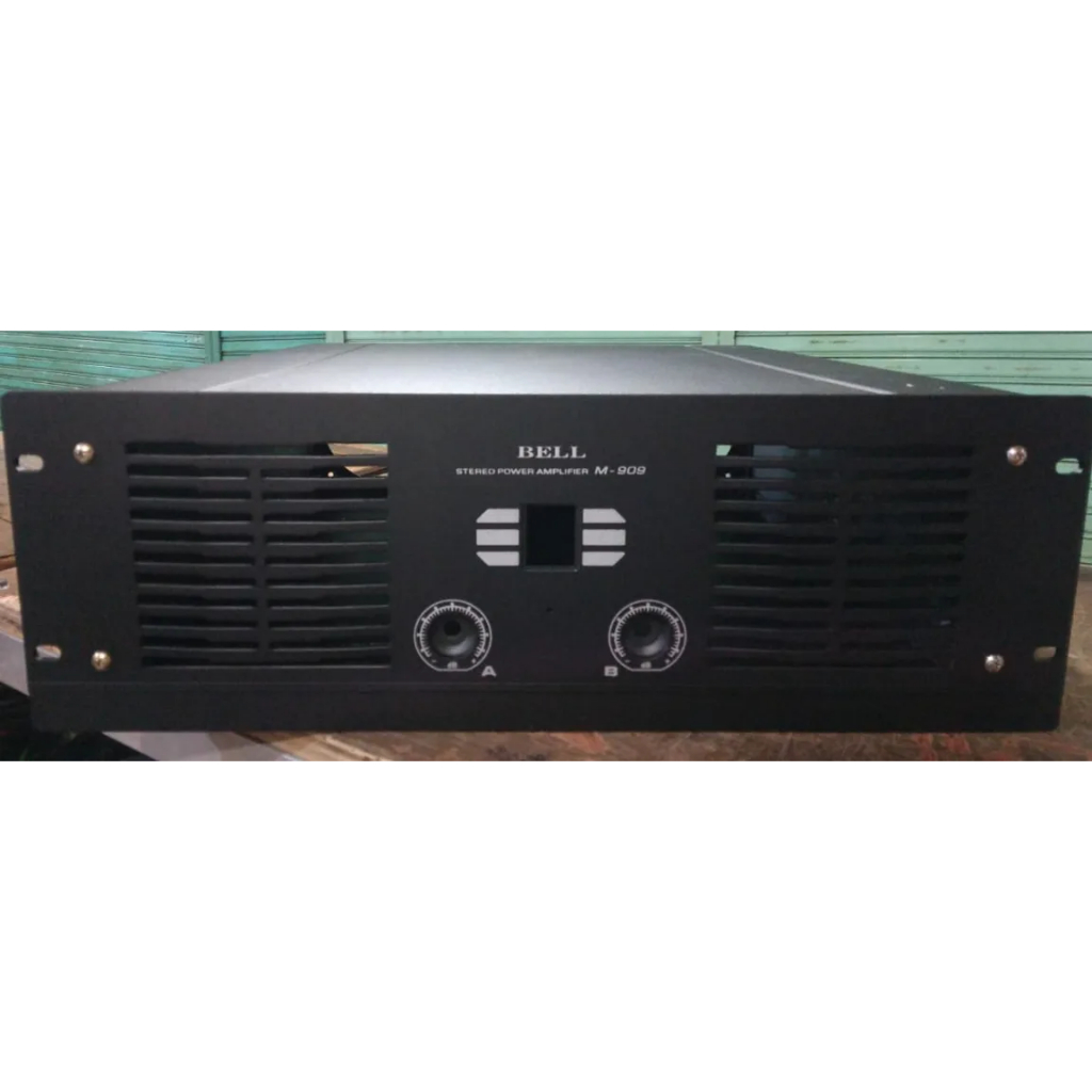 (49cm x 46cm x 15,5cm) Box / Casing Power Amplifier Stereo Bell M-909 Tanpa Aksesoris