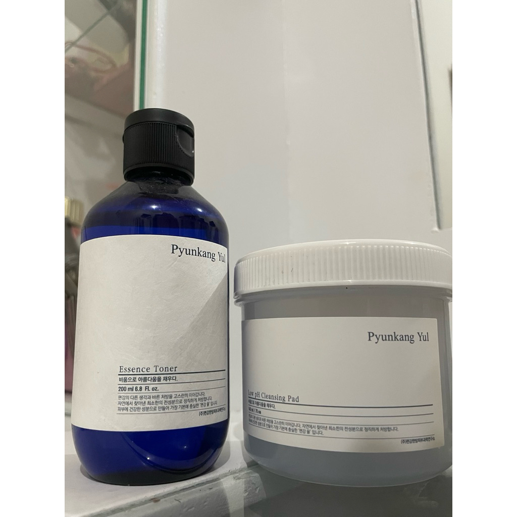 PYUNKANG YUL Cleansing pad & Essence Toner (BACA DESKRIPSI)