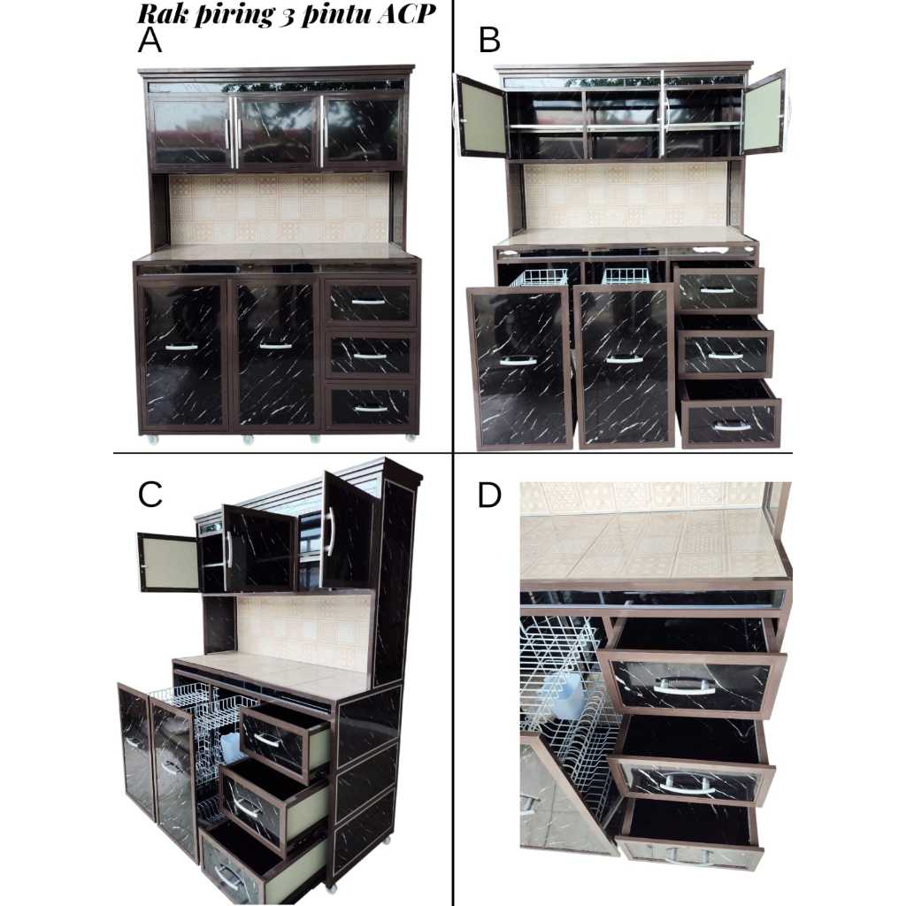 BACA DESKRIPSI / CHT ADMIN /  RAK PIRING 3 PINTU JUMBO ACP / RAK PIRING 3 PINTU / RAK PIRING ACP / O