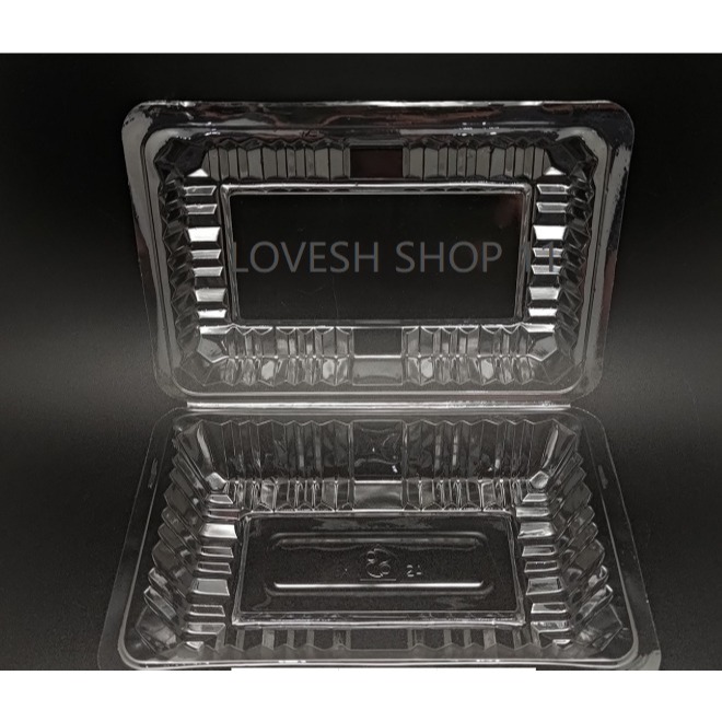 [isi 50 pcs ] Mika Plastik BX 2A Kotak Mika Box Nasi Kue Dimsum