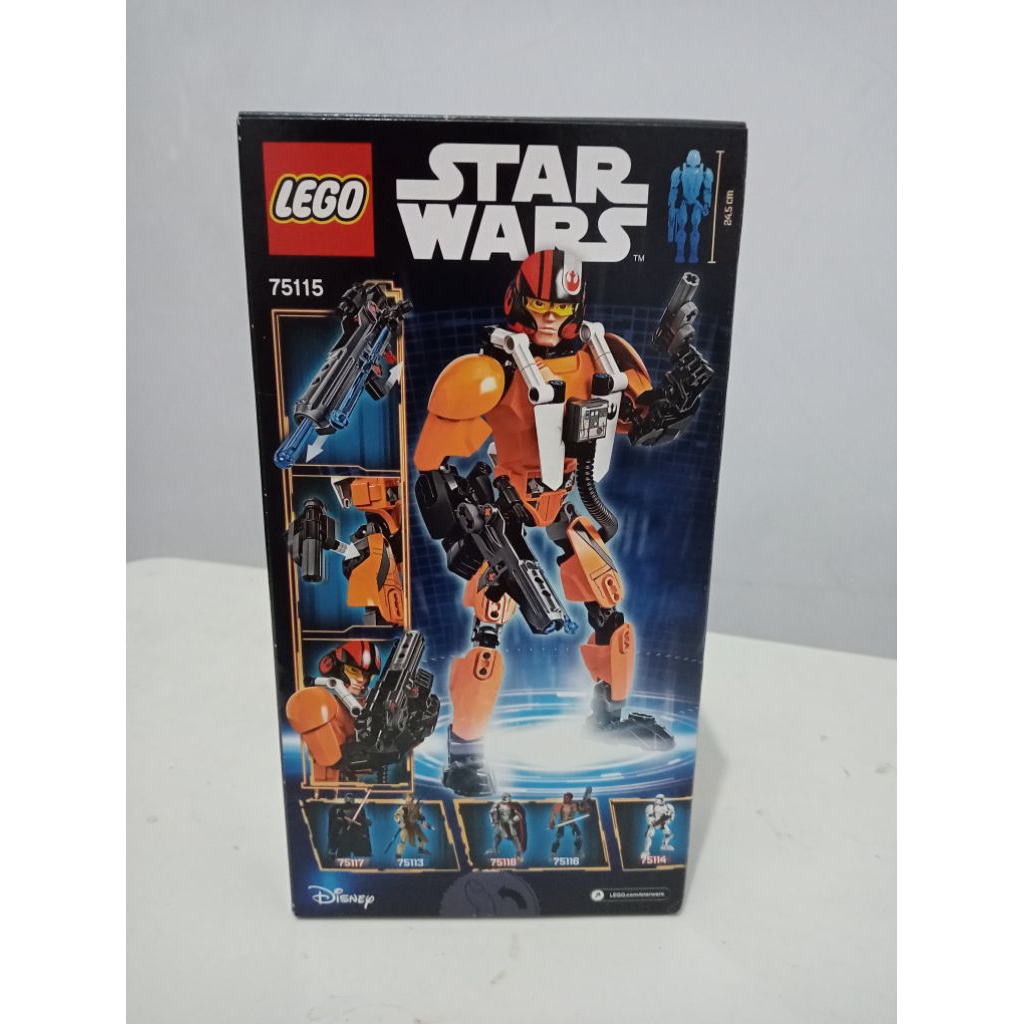 LEGO Star Wars Poe Dameron Buildable Figures 75115 Space Toys Mainan Anak Brick Block Disney Action 