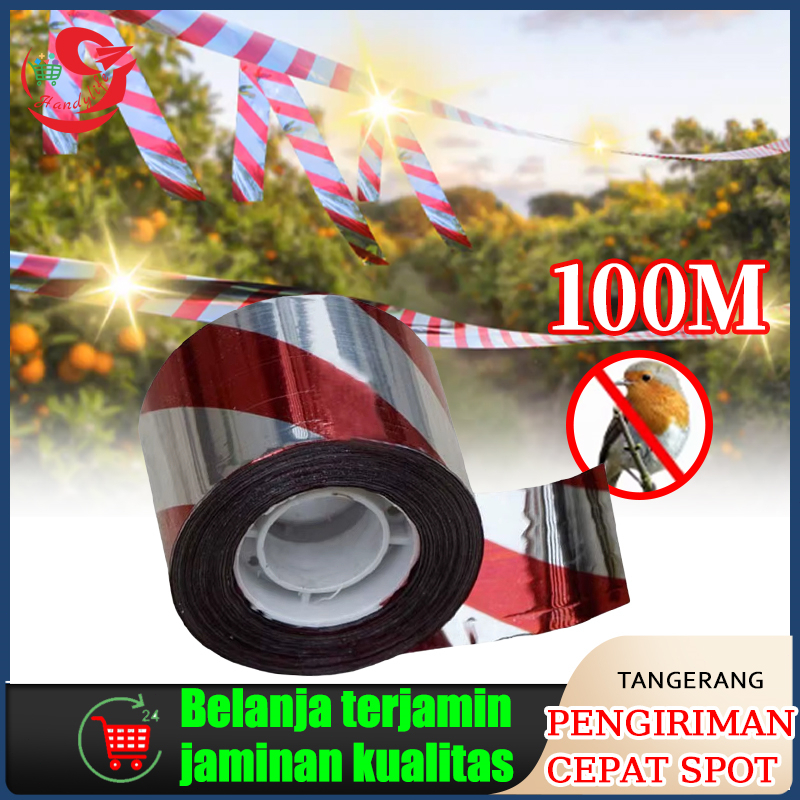 100M Pengusir Burung Tali Plastik Pengusir Burung Di Sawah Tali Pengusir Burung