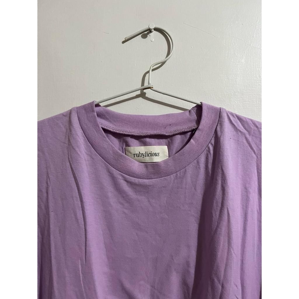Rubylicious Blouse Kaos Oversize Lilac