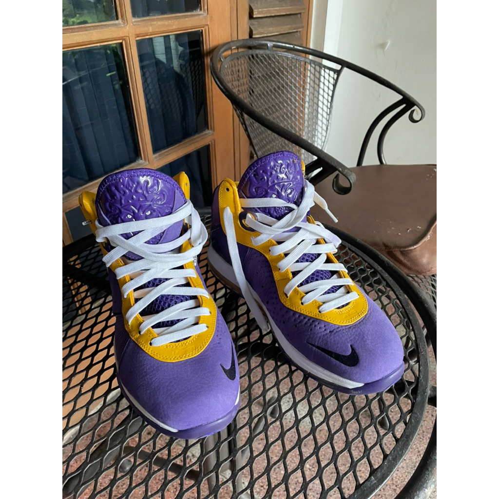 NIKE LEBRON VIII QS “lakers” sepatu basket (preloved)