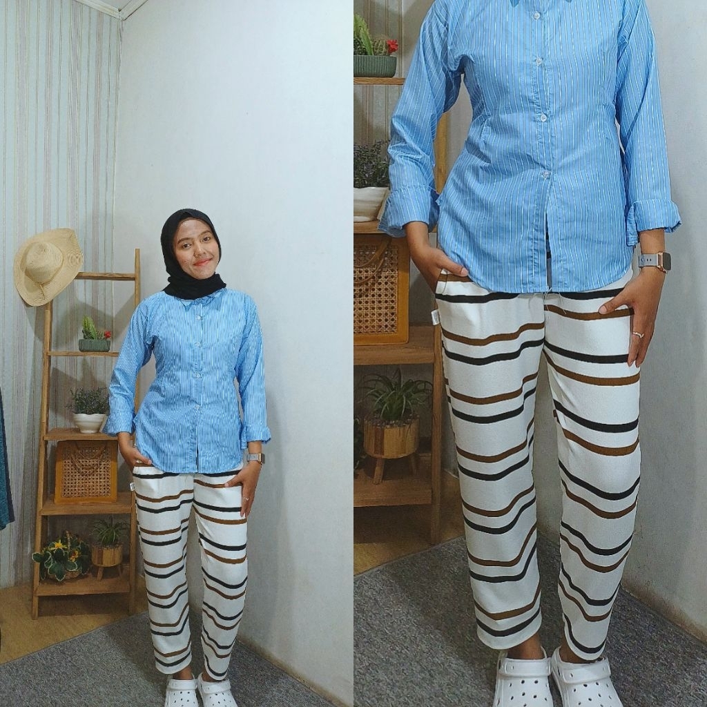 [TERLARIS] |DWS| Celana Panjang Wanita | Celana Panjang | Celana Santai Wanita | Celana katun