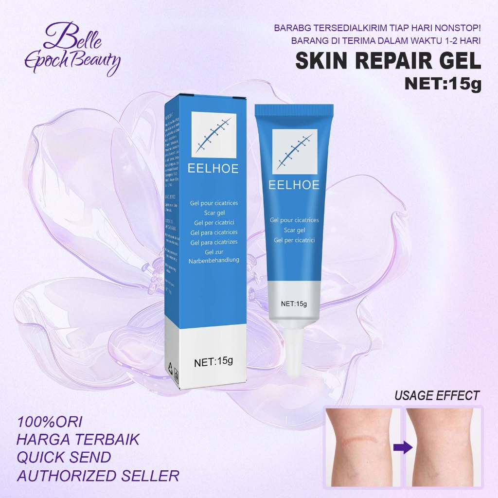 EELHOE Salep Penghilang Bekas Luka 15g - Salep Keloid Paling Ampuh Salep Bekas Luka Scar Gel Penghil