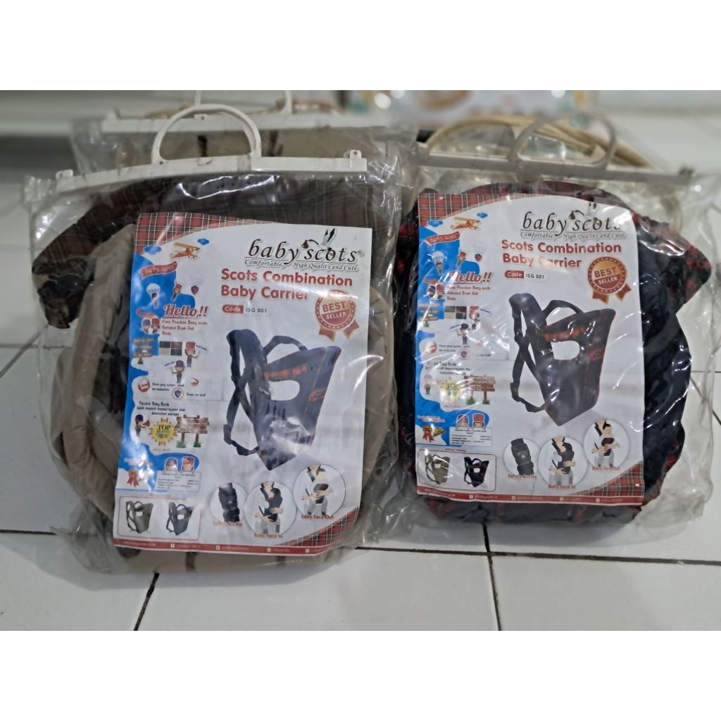 Baby Scots Gendongan Scots Combination Baby Carrier ISG001