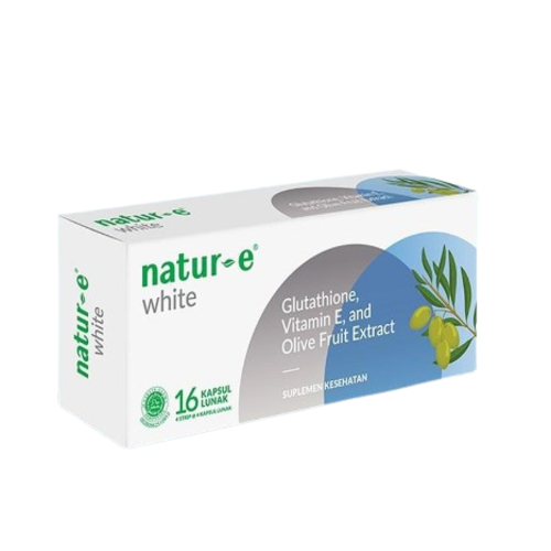 Natur-E White 16 Kapsul Pencerah Kulit Sehat