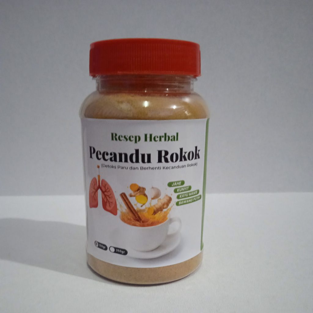 Obat Herbal Menghilangkan kecanduan Rokok Obat Herbal Detoks Paru Paru