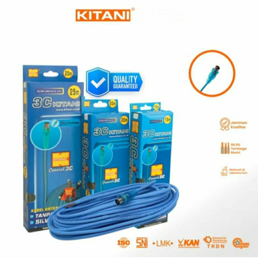 kitani kabel antena tv 3c